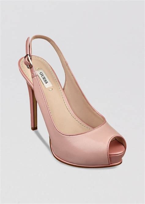 guess platform high heels|guess slingback heels.